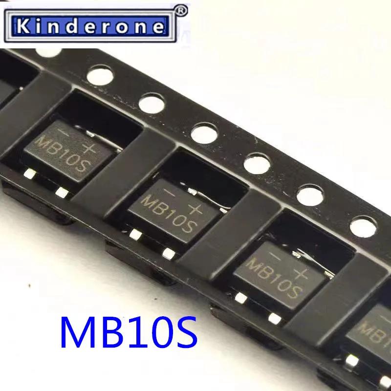 20PCS Rectifier MB10S 1A 1000V Diode Rectifier Bridge SOP-4